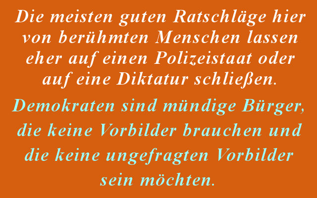 keinevorbilder